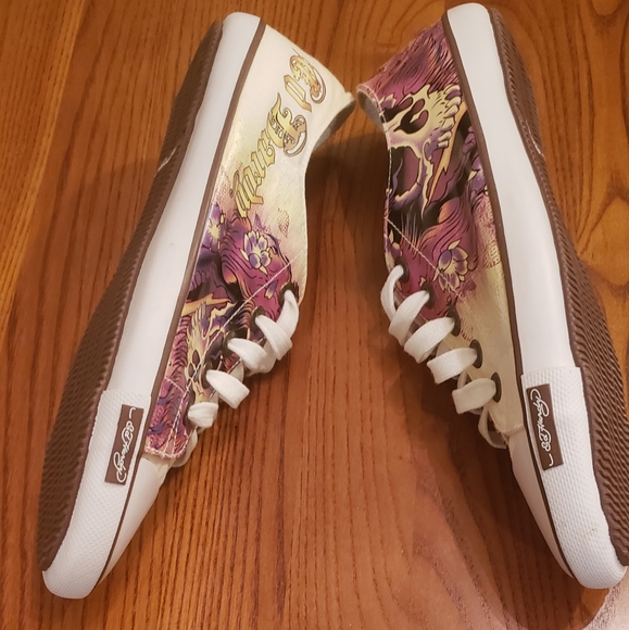 Ed Hardy sneakers, size 8 - Picture 9 of 10